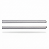 Max Classic Extension Mount Poles 300mm - Silver — front view