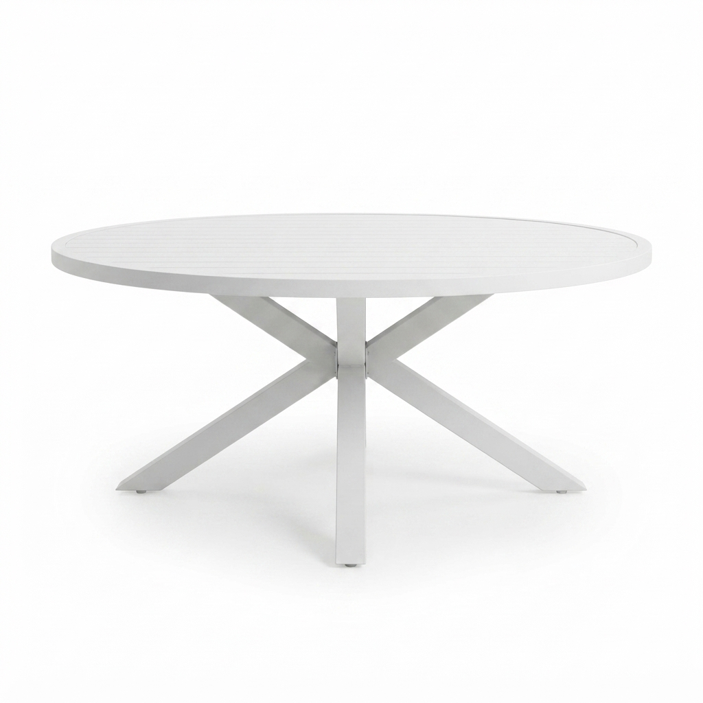Mudgee 173cm Round Dining Table — front view