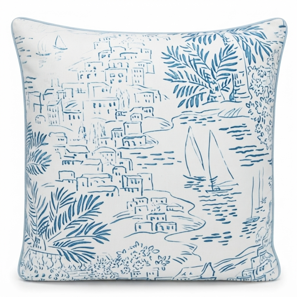 Sail Away 45x45 Outdoor Cushion — front view