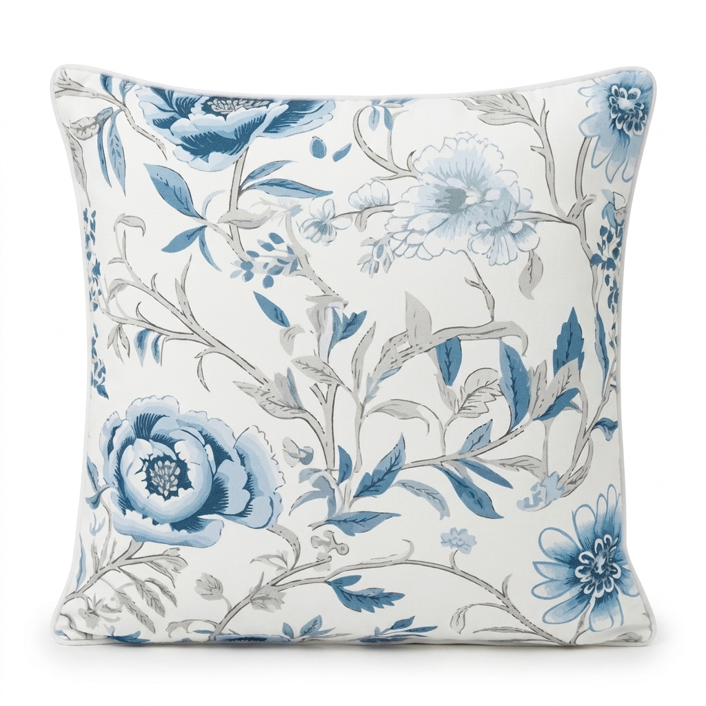 Blue Haze 45x45cm Outdoor Cushion — front view