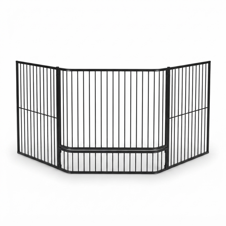 Child Guard for Corner Woodheaters — front view