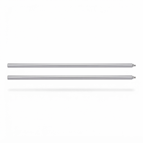 Max Classic Extension Mount Poles 900mm - Silver — front view