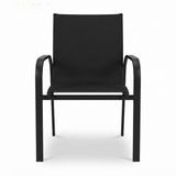 Pandora Black Sling Chair — front view
