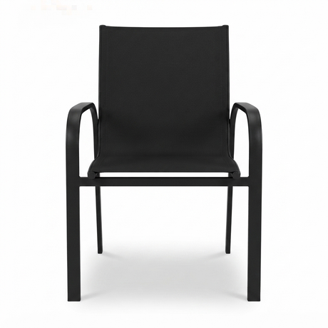 Pandora Black Sling Chair — front view