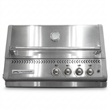 Crossray Xplor 4 Burner Stainless Steel In-Built Barbecue TCX4FL — front view