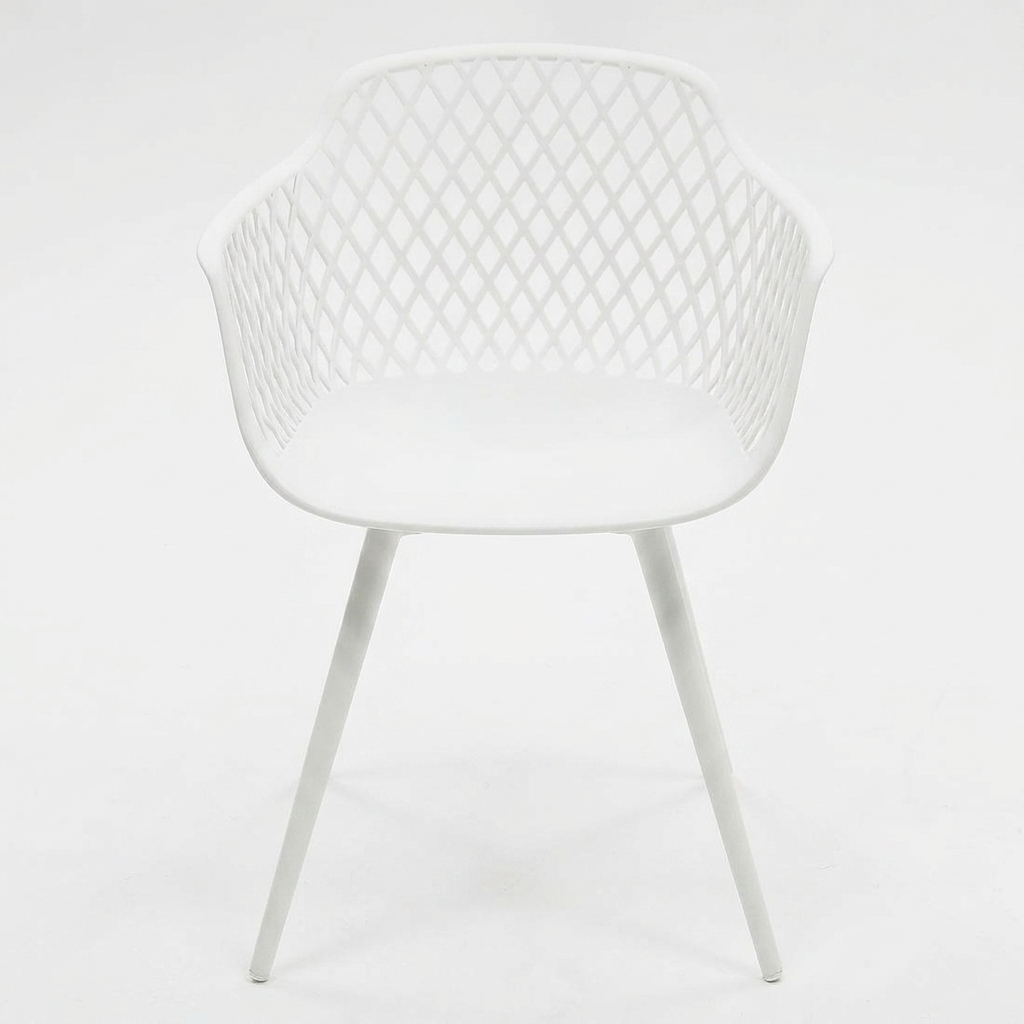 Java Dining Chair - White — front view