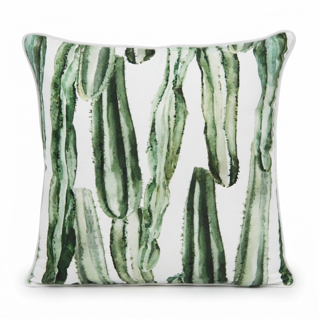 Cactus Fields 45x45 Outdoor Cushion — front view