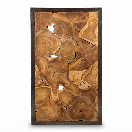Teak Wall Art -Cantik — front view
