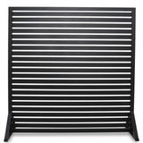 Privacy Screen 180cm x 183cm - Black — front view