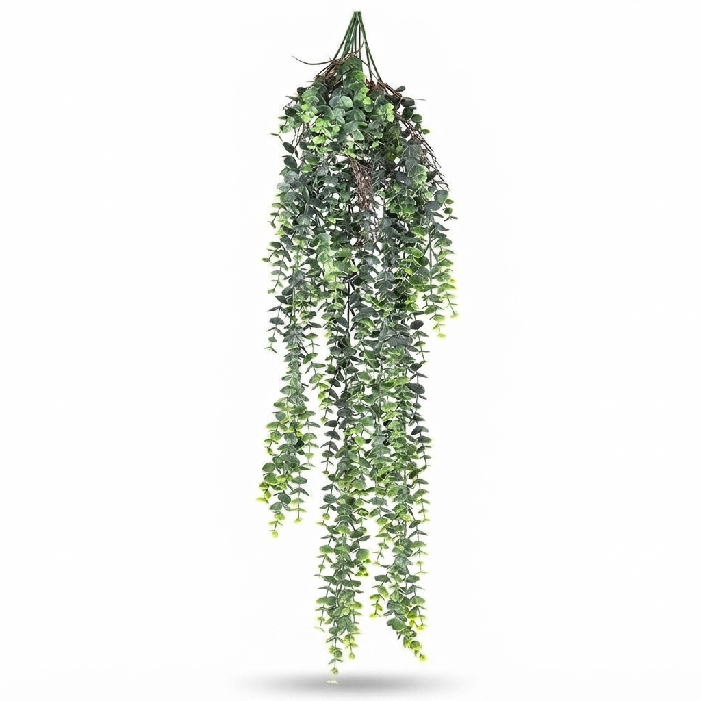 Fern Staghorn Hanging - Grey/Green - 80cm — front view