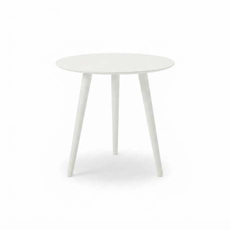 Syros Side Table - White — front view