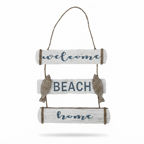 Welcome Beach Wall Art — front view