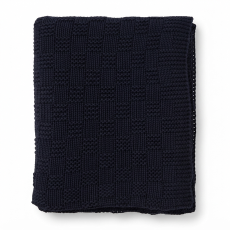 Throw - Oxford Navy (130 x 170cm) — front view