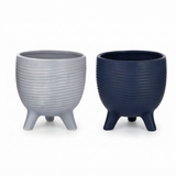 Ceramic Footed Pot - Verge — front view
