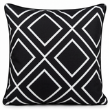 Black Diamond Cushion Cover 45x45cm — front view
