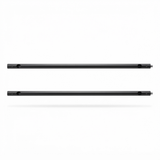 2pc Extension Mount Poles 1200mm - Black — front view