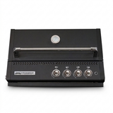 Crossray Xplor 4 Burner In-Built BBQ TCX4FL-B - Black — front view