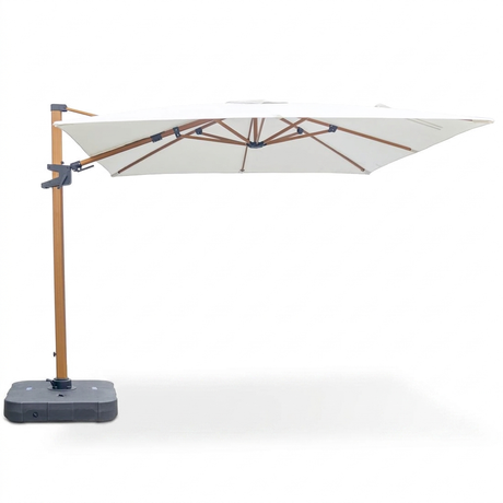 Billy Fresh 3m Roma Canteliever Umbrella with Base — front view