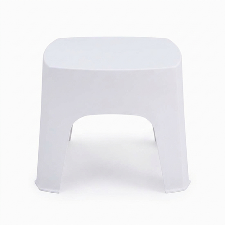 Varsity Side Table - Cold Grey — front view