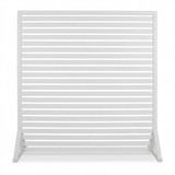 Privacy Screen 180cm x 183cm - White — front view