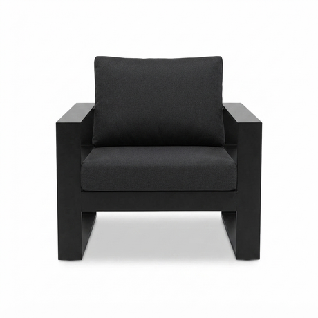 Hayman Armchair - Black — front view