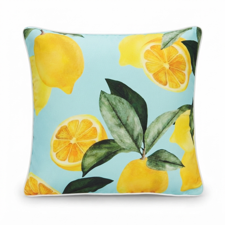 Lemon Tree 45x45 Outdoor Cushion — front view