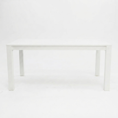 Dallas 180cm Dining Table - White — front view
