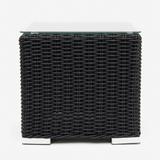 Amani Side Table - Black — front view