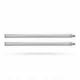 Max Classic Extension Mount Poles 1200mm - Silver — front view