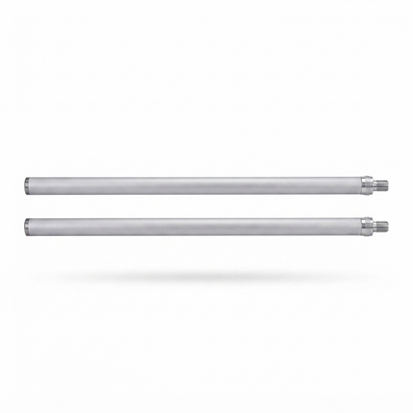 Max Classic Extension Mount Poles 1200mm - Silver — front view