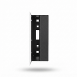 Flush Mount Enclosure for Intense 3200W - White — side view