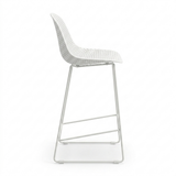 Palma Bar Stool - White — side view