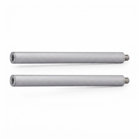 Max Classic Extension Mount Poles 600mm - Silver — side view