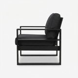 Hayman Armchair - Black — side view