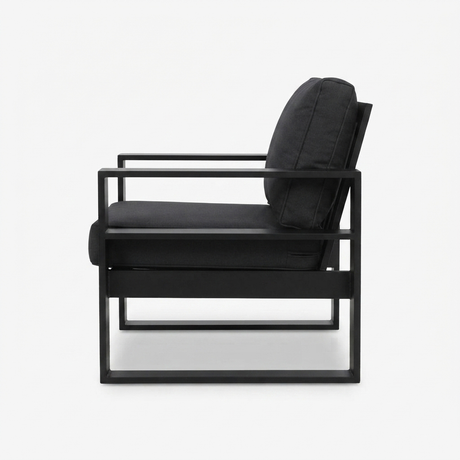 Hayman Armchair - Black — side view