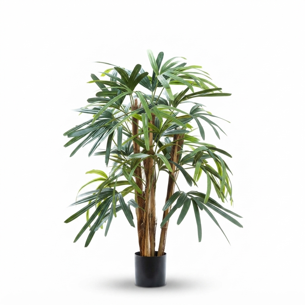 Raphis Palm - Artificial Plant (100cm) — side view