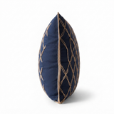 Newport Lattice - Indoor Cushion (50 x 50) — side view