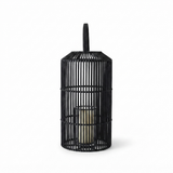 Toby Cylinder Lantern Black Large — side view