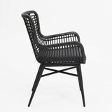 Astrid Dining Chair - Black — side view