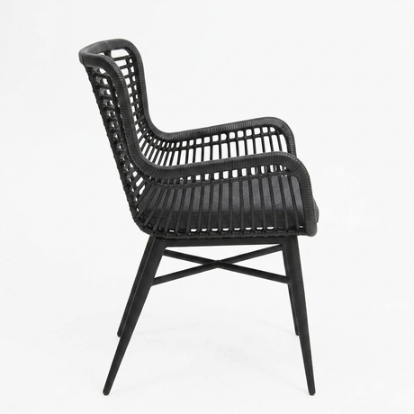 Astrid Dining Chair - Black — side view