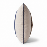 Linen Laguna Stripes - Indoor Cushion (50 x 50) — side view