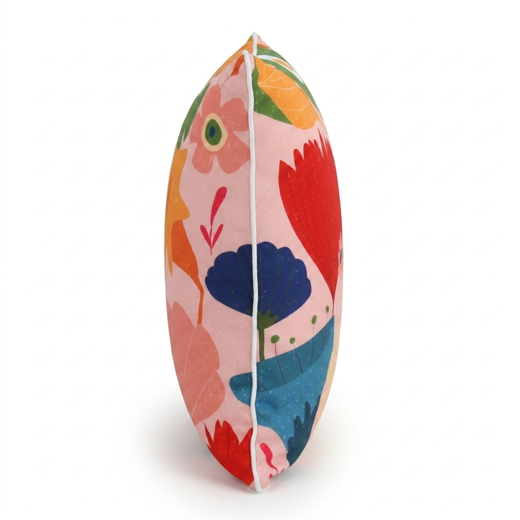 Sunshine Sky 45x45cm Outdoor Cushion — side view