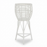 Amiri Rattan Planter Stand - Large — side view