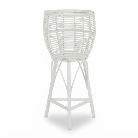 Amiri Rattan Planter Stand - Large — side view
