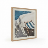 Azure Frame Glass Print Each 80cm x 80cm — side view