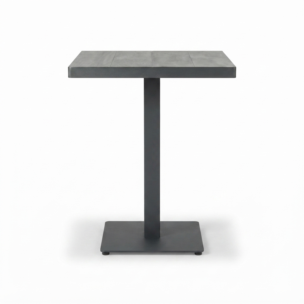 Nebraska 80x80cm Bar Table — side view