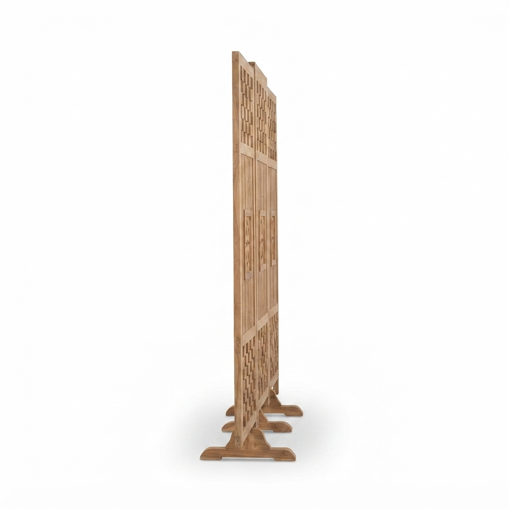 Teak Screen — side view