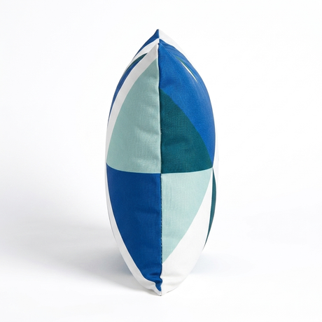 Abstract Outdoor Cushion 45x45cm — side view
