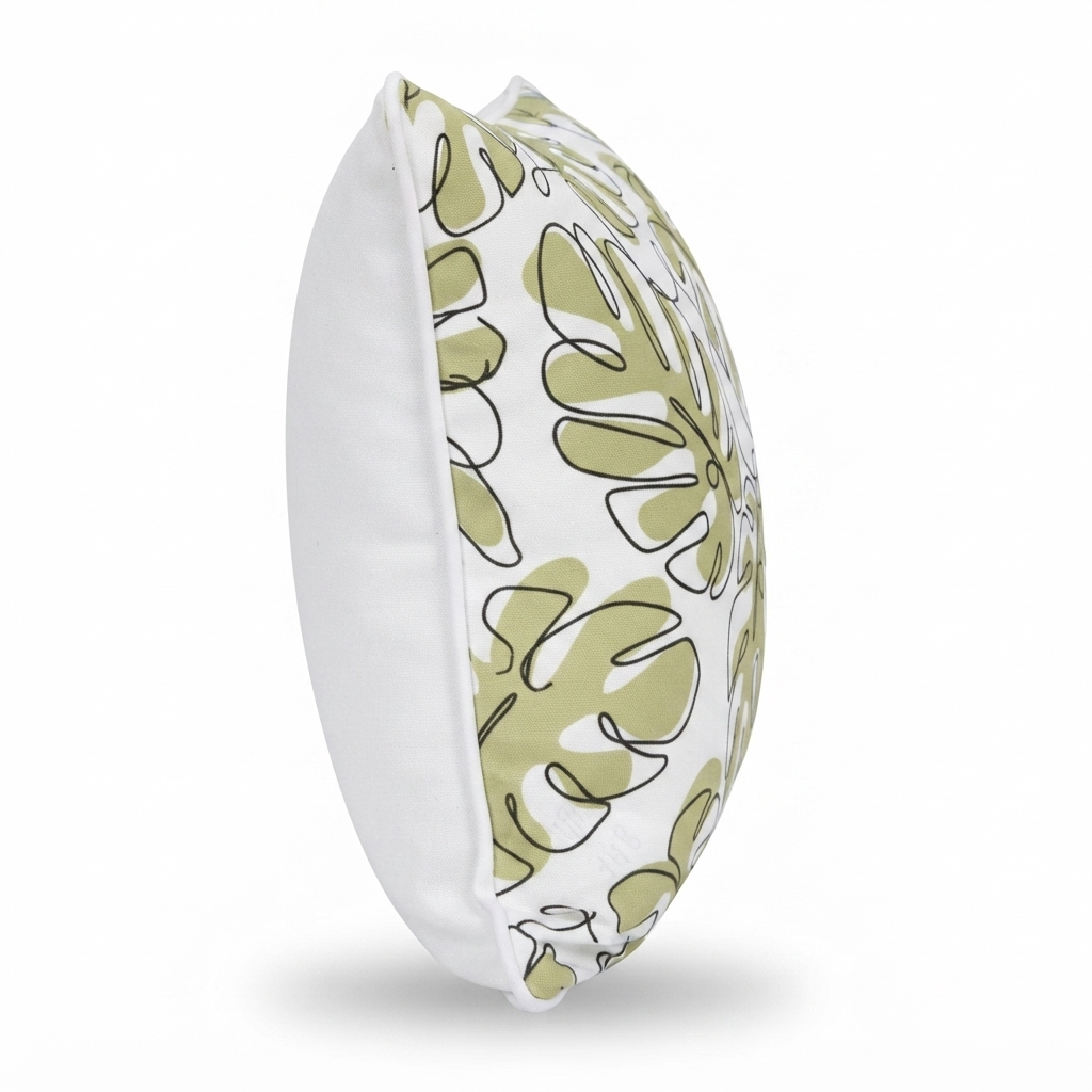 Palm Island 45x45 Outdoor Cushion — side view