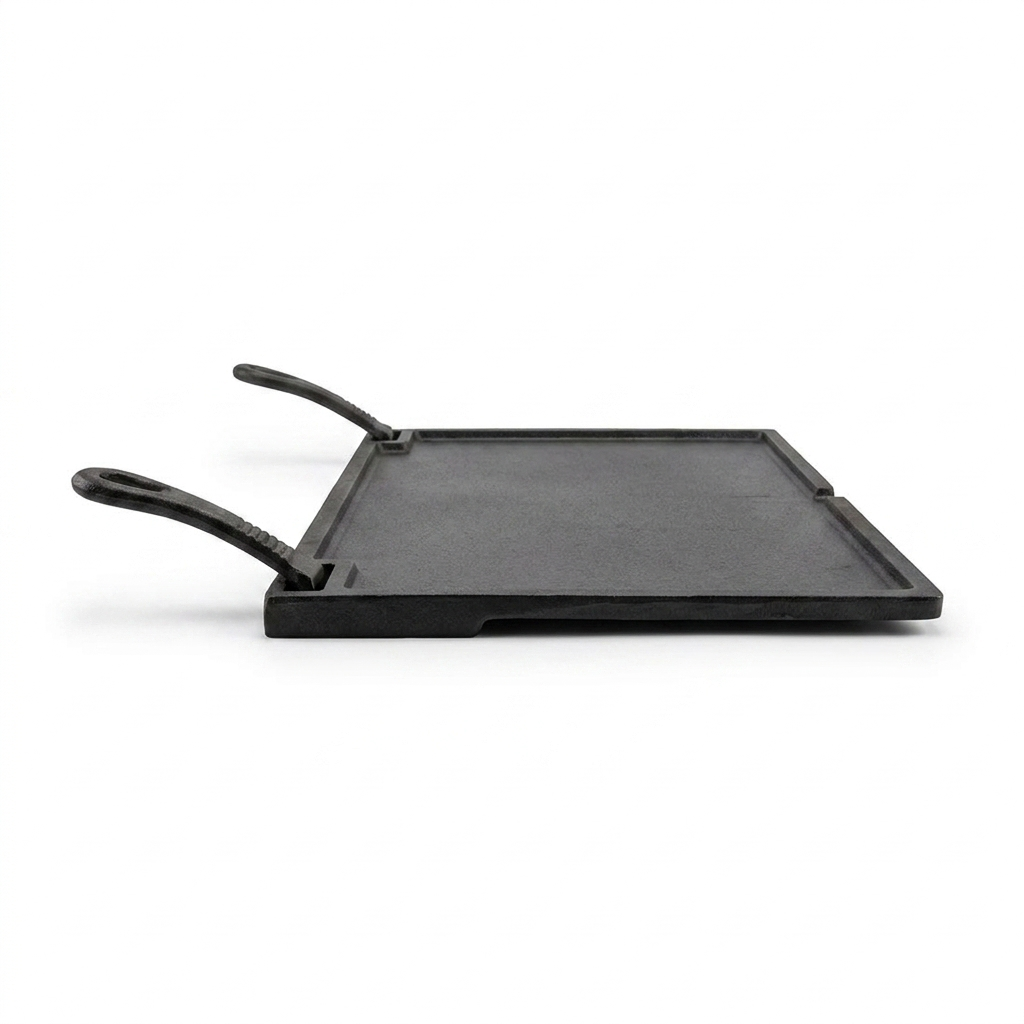 Buschbeck Cast Iron Hot Plate — side view
